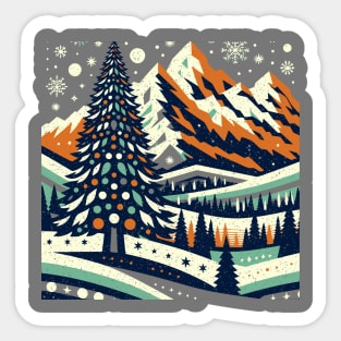 Winter Tree Sticker